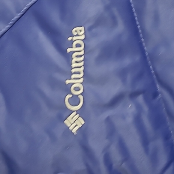 Columbia Blue Down Winter Puffer Snowboard Coat/Jacket Womens Med Omni-Shield - Picture 2 of 11